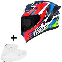 Capacete Asx Eagle Racing Spoiler Esportivo Attacker Viseira Capacete Asx Eagle Racing Spoiler Esportivo Attacker Viseira