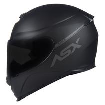 Capacete ASX Eagle Solid Preto Fosco Cinza Capacete ASX Eagle Solid Preto Fosco Cinza