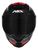 Capacete asx eagle street preto brilho grafite/branco 64/xxl Capacete asx eagle street preto brilho grafite/branco 64/xxl