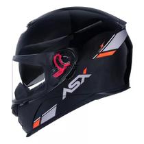 Capacete ASX Eagle SV com Viseira Solar Interna Moto Fechado
