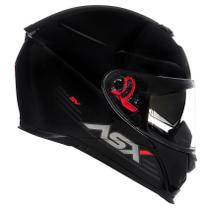 Capacete Asx Eagle SV Solid Brilho Preto