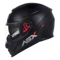 Capacete ASX Eagle Sv Solid Com Viseira Solar Óculos Fumê Capacete ASX Eagle Sv Solid Com Viseira Solar Óculos Fumê