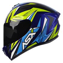 Capacete Asx Moto Vector Azul Masculino Feminino Esportivo