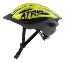 Capacete Atrio Mtb 2.0 Com Led Traseiro Bike Amarelo Neon e Preto