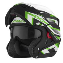 Capacete Attack Evo Fechado Robocop Articulado Escamoteavel Queixo Gladeador Masculino Feminino Tork - Pro Tork