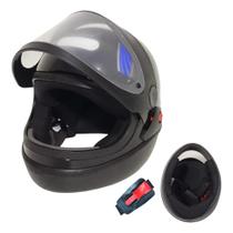 CAPACETE AUTOMATICO BOLT PRETO+AZUL TAMANHO 60(E)f
