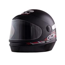 Capacete Automático Preto Brilhante Gow