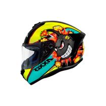 Capacete Axxis Draken Bomb Amarelo Bihante Esportivo Capacete Axxis Draken Bomb Amarelo Bihante Esportivo