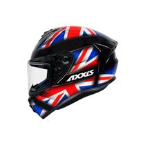 Capacete Axxis Draken Uk Gloss Black/red/blue