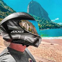 Capacete Axxis Draken UK Matt Black/Grey