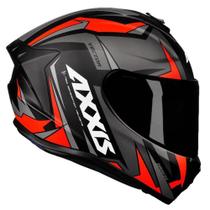 Capacete Axxis Draken Vector Preto Cinza e Vermelho