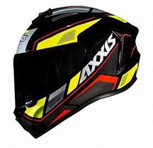 Capacete Axxis Draken Wind Gloss Black/Yellow/Red