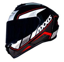 Capacete Axxis Draken Wind Gloss - Preto/Branco/Vermelho