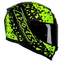 Capacete Axxis Eagle Breaking Preto Fosco e Amarelo Capacete Axxis Eagle Breaking Preto Fosco e Amarelo