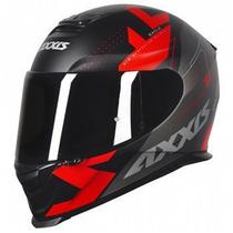 Capacete Axxis Eagle Diagon Matte - Preto/Vermelho