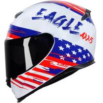 Capacete Axxis Eagle Independence White Brilho