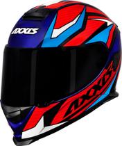 Capacete axxis eagle power gloss blu/red/blu