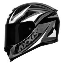 Capacete Axxis Eagle Power Preto e Cinza