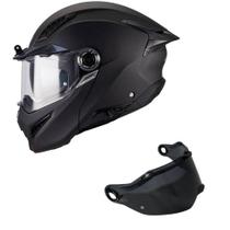 Capacete Axxis Ghostfighter Sv Solid A1 Preto Fosco Mais Viseira Fumê Tamanho:60 Capacete Axxis Ghostfighter Sv Solid A1 Preto Fosco Mais Viseira Fumê Tamanho:60