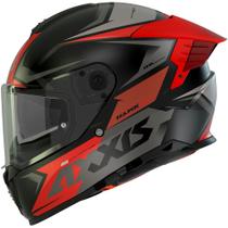 Capacete Axxis Hawk SV Evo Ixil B15 Preto/Vermelho