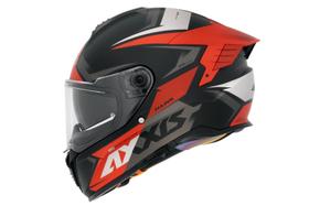 Capacete Axxis Hawk SV Evo Ixil Preto e Vermelho Fosco