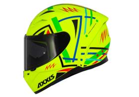 Capacete Axxis Importado Espanha Original Segment mandala amarelo neon