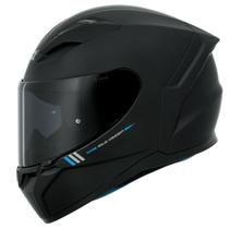 Capacete Axxis Preto Fosco Para Motociclista Segment Solid