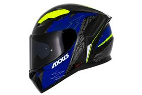 Capacete Axxis Segment Now Azul Brilhante Esportivo Moto Motociclista Capacete Axxis Segment Now Azul Brilhante Esportivo Moto Motociclista