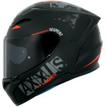 Capacete Axxis Segment Nyc B5 Preto/Vermelho Fosco