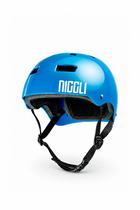 Capacete azul n1 brilho niggli