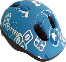 Capacete Baby Azul/Desenho