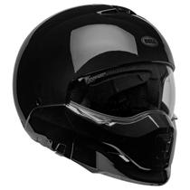 Capacete BELL Broozer Preto - Integral e Aberto - Tamanho Grande