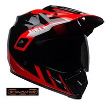 Capacete Bell MX 9 Adventure Mips - Dash Black Red White