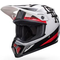 Capacete Bell MX 9 Twitch DBK White/Black Mips