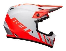 Capacete Bell Mx9 Mips Dash Cinza Fosco Vermelho - Bell Helmets