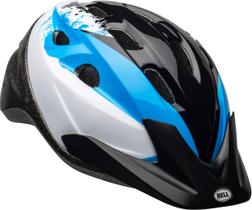 Capacete Bell Richter Blue Ink Blot Youth 54-58 cm azul/preto/prata