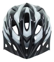 Capacete Bicicleta Ciclismo In Mold Ajustável Preto/Branco
