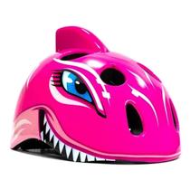 Capacete Bicicleta Infantil Absolute Tubarão Cor:RosaTamanho:Unico
