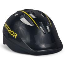 Capacete Bicicleta Infantil Ciclismo Nathor Ajustável Crianças Preto