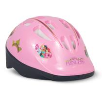 Capacete Bicicleta Infantil Meninas Princesas com Adesivos Nathor