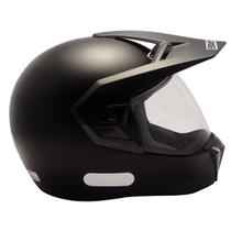 Capacete Bieffe 3 Sport Classic Preto Fosco 3 formas de uso Capacete Bieffe 3 Sport Classic Preto Fosco 3 formas de uso