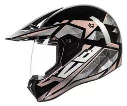 Capacete Bieffe 3 Sport Com Viseira Cristal 30th React Preto