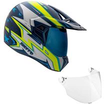 Capacete Bieffe 3 Sport Moto AZV50 Masculino Amarelo Viseira