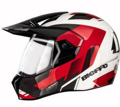 Capacete bieffe 3 sport react bordô tam 60