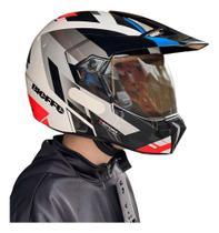 Capacete Bieffe 3 Sport React Branco/vm Tamanho 56