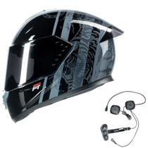 Capacete Bieffe B12 Ft Esportivo Brilho Aerofolio Smart Trip