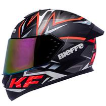 Capacete Bieffe B12 Kf Preto + Viseira Espelhada Aerofolio Capacete Bieffe B12 Kf Preto + Viseira Espelhada Aerofolio