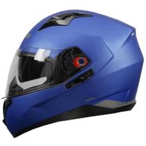 Capacete Bieffe B40 Classic Azul com Óculos Solar