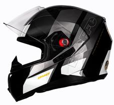 Capacete Bieffe B40 Solid Grafite Preto Brilho