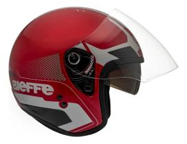 Capacete Bieffe Extent Allegro Aberto Oculos Solar Vermelho Capacete Bieffe Extent Allegro Aberto Oculos Solar Vermelho